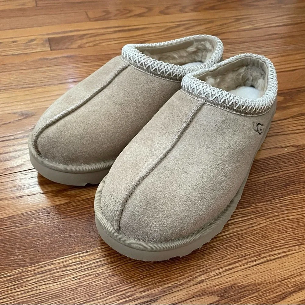 UGG Tasman Slipper Mustard Seed White Size 10 Women’s - Picture 2 of 8